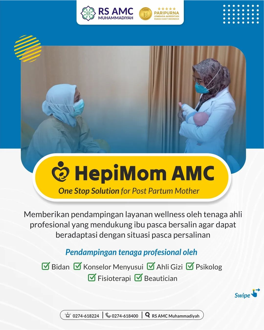 Temukan Kebahagiaan Menjadi Ibu Dengan Hepimom RS AMC Muhammadiyah